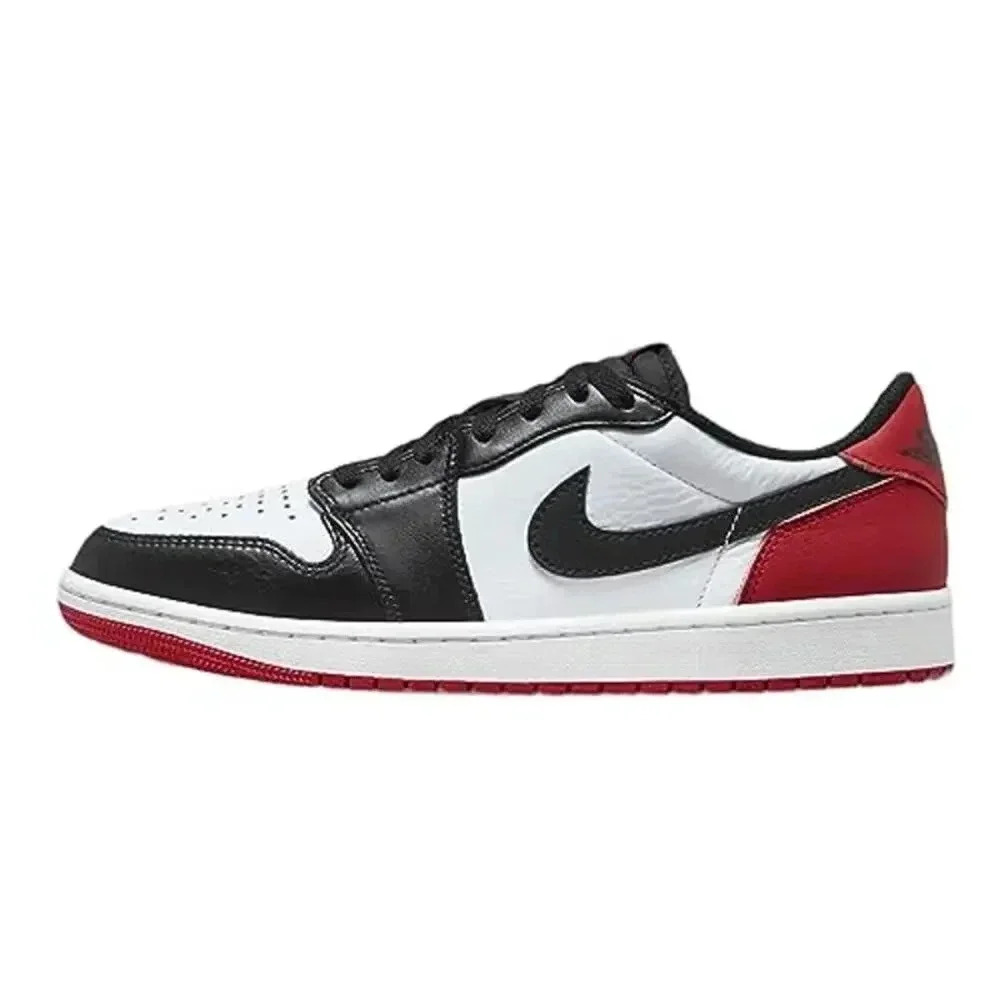 NEW Air Jordan 1 Retro Low OG GS Sneakers CZ0858-106 White Red Black Kids 7Y - Picture 2 of 8